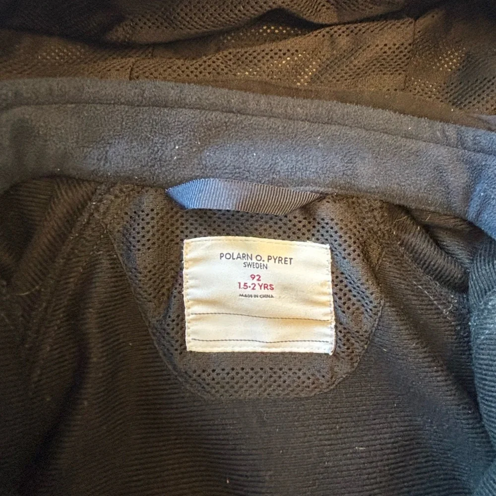 Polarn O. Pyret Winter 2 in 1 Jacket, shell and fleece, size 92, 1.5-2 years